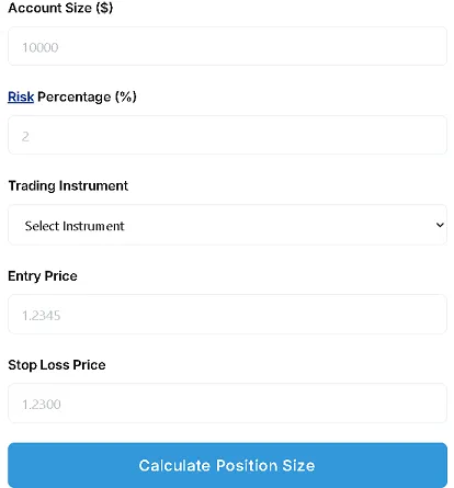 Calculate the optimal position size for your trades