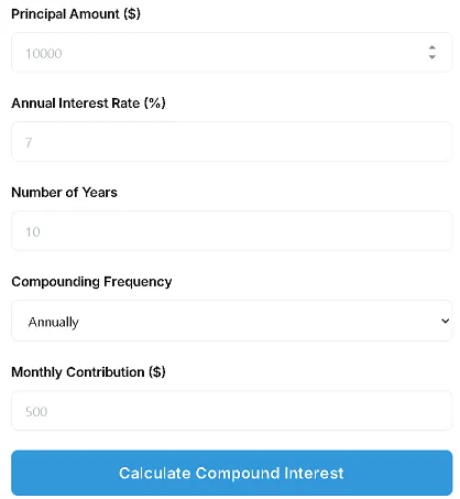 Compound Interest Calculator
