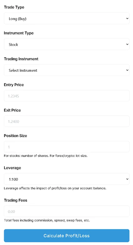 profit-loss-calculator